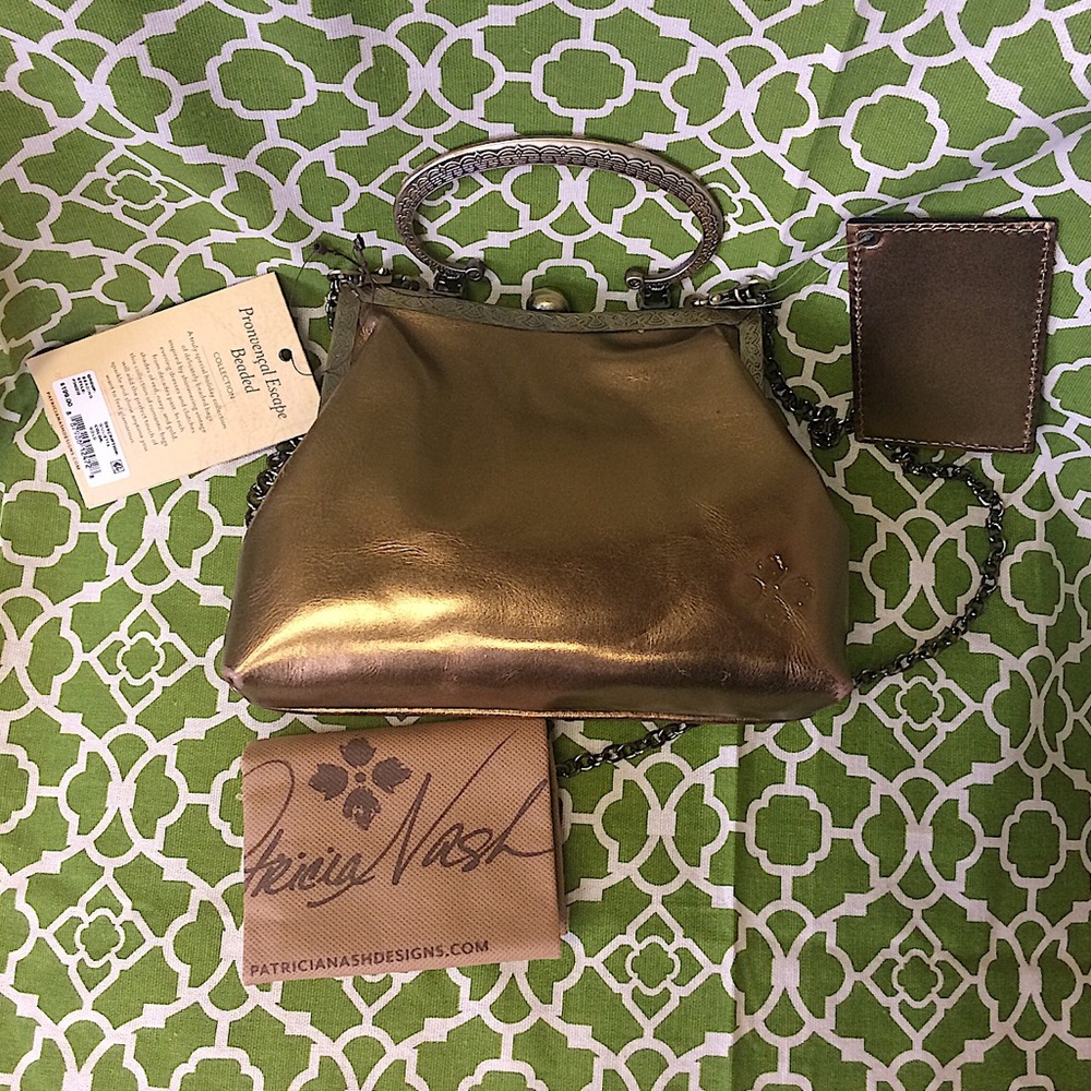 💖Patricia Nash💖Beaded💖Gold Giulietta handbag💖 - Picture 4 of 6